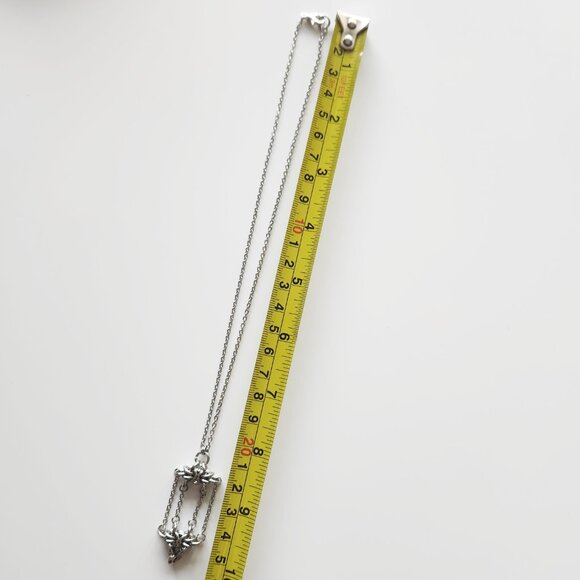 Gothic cage necklace with a small silver chain ✦ handmade chainmaille jewelry ✦ - Picture 7 of 8